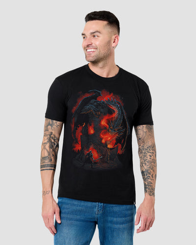 Ember Dual Glow-in-the-Dark Tee-Black-Regular-Front--Model---L