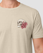 Eternal Blossom Tee-Cream-Regular-Detail--Model---L