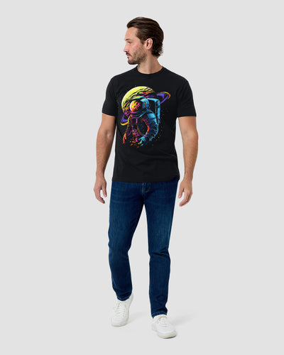 Galactic Return Tee-Black-Regular-Full--Model---L