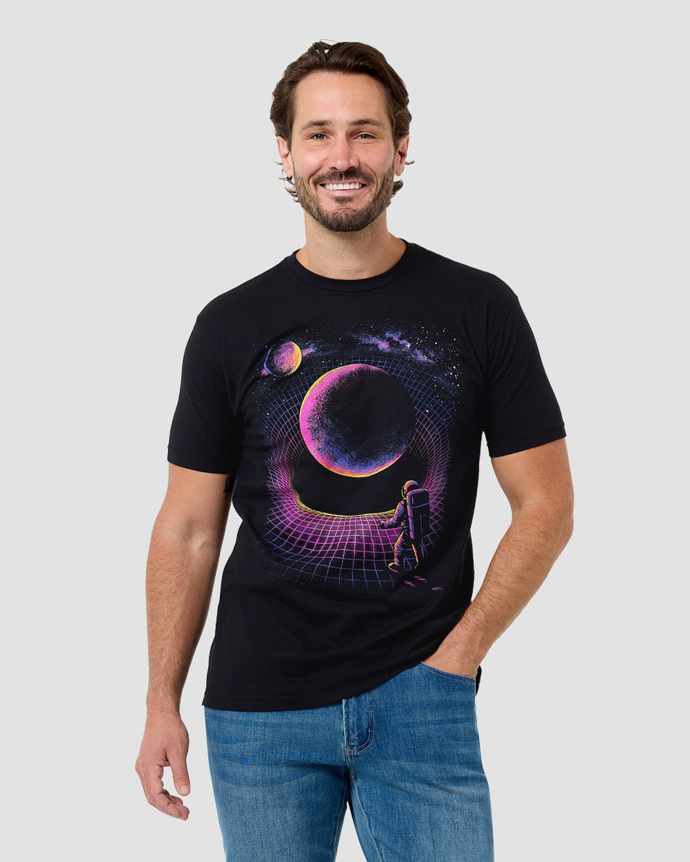 Gravity Void Tee-Black-Regular-Front--Model---L