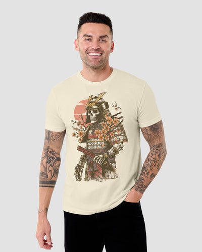 Immortal Warrior Tee-Natural-Regular-Front--Model---L