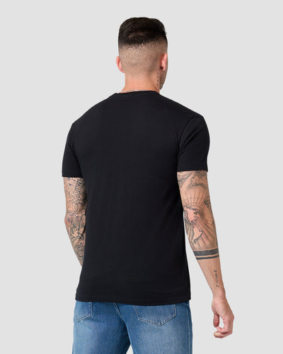 Impact Zone Tee-Black-Regular-Back--Model---L