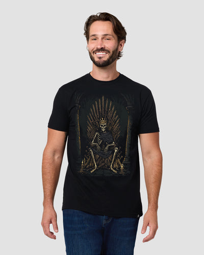 King Eternal Tee-Black-Regular-Front--Model---L