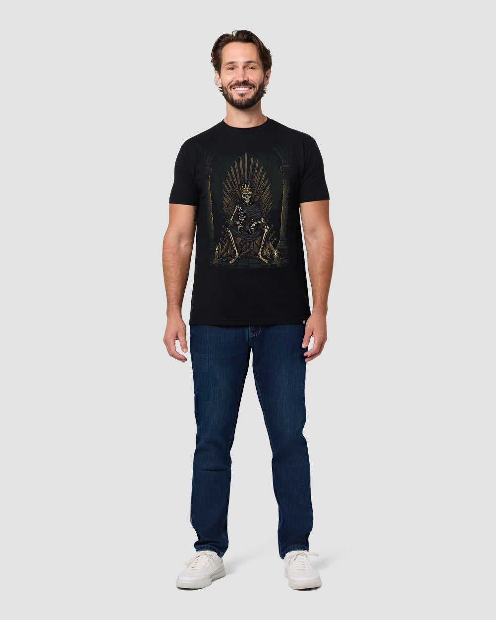 King Eternal Tee-Black-Regular-Full--Model---L