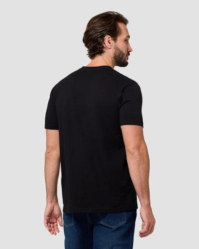 Liquid Spectrum Tee-Black-Regular-Back--Model---L