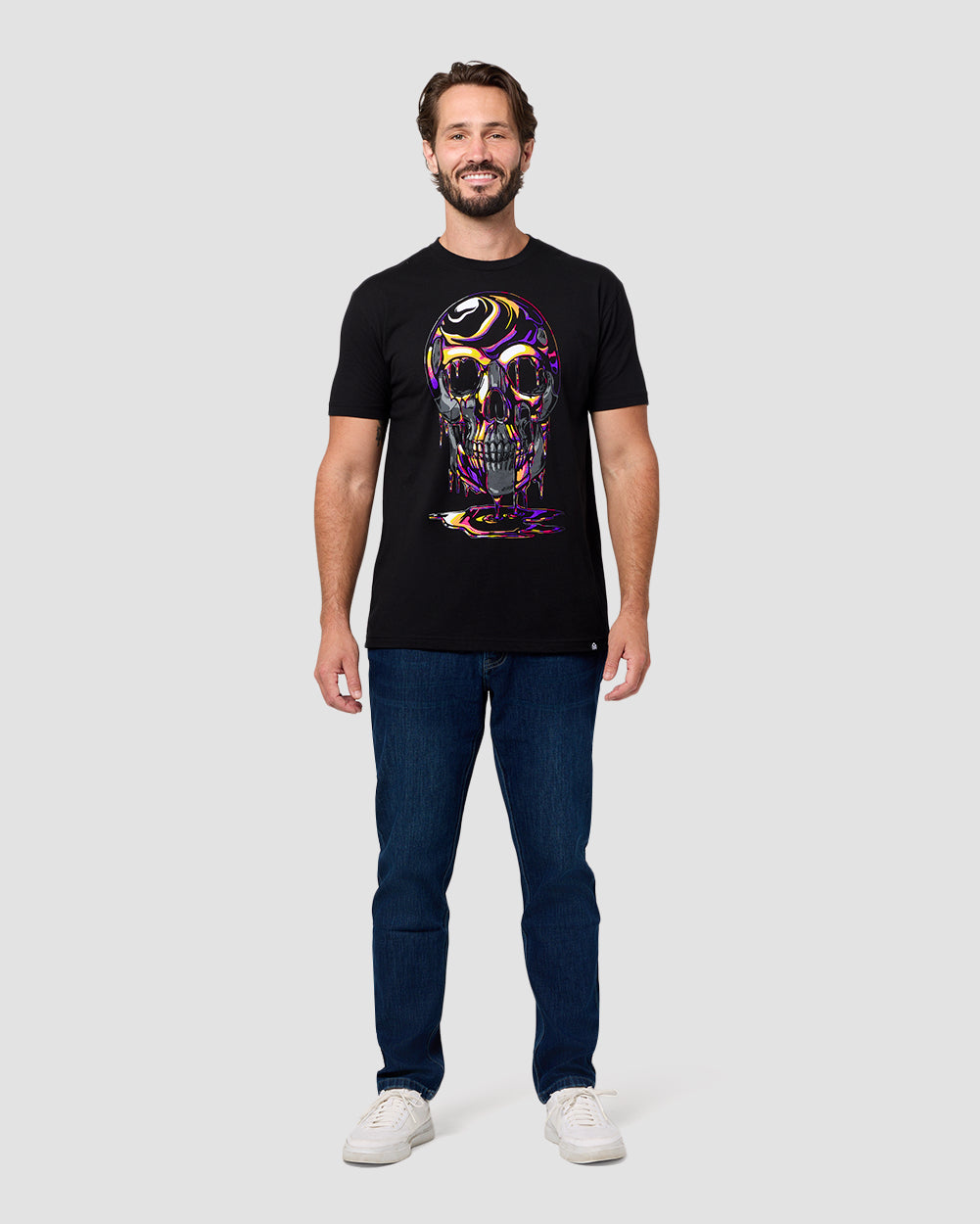 Liquid Spectrum Tee-Black-Regular-Full--Model---L