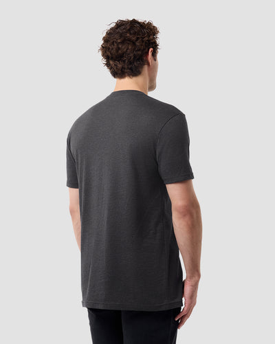 Lost Remains Tee-Charcoal-Regular-Back--Model---L