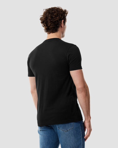 Heritage Bomber Jacket-Black-Regular-Back--Model---L