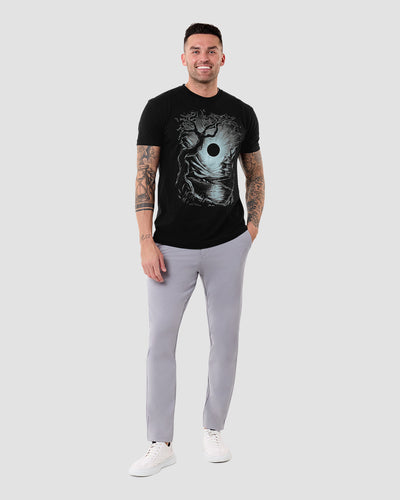 Lunar Refuge Glow-in-the-Dark Tee-Black-Regular-Full--Model---L