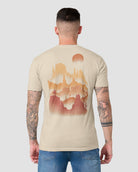Mesa Shadows Tee-Cream--Regular-Back--Model---L