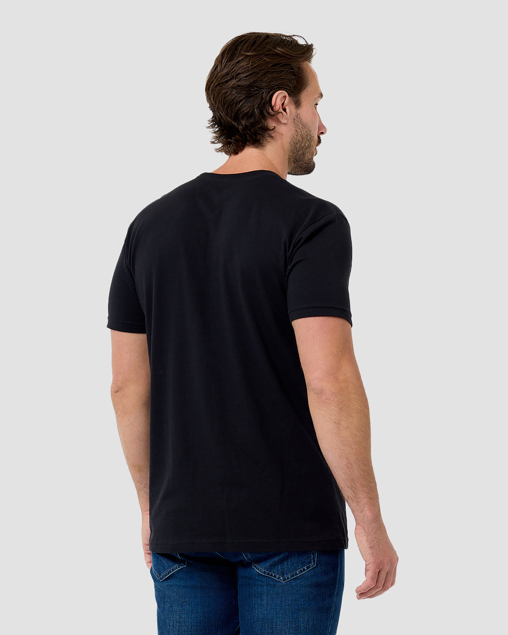 Midnight Ascent Tee-Black-Regular-Back--Model---L