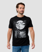 Moonlit Valor Tee-Black-Regular-Front--Model---L
