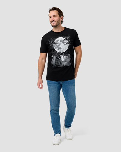 Moonlit Valor Tee-Black-Regular-Full--Model---L