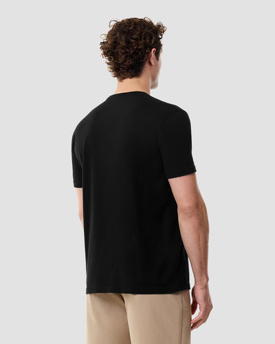 Mountain Mosaic Vintage Tee-Vintage Black-Regular-Back--Model---L