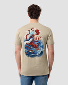Ocean Wrath Tee-Cream-Regular-Back--Model---L