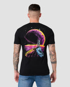 Planet Gaze Tee-Black-Regular-Back--Model---L