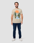 Radiant Valley Tee-Cream-Regular-Full--Model---L