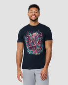 Reef Radiance Tee-Midnight Navy-Regular-Front--Model---L