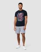 Reef Radiance Tee-Midnight Navy-Regular-Full--Model---L