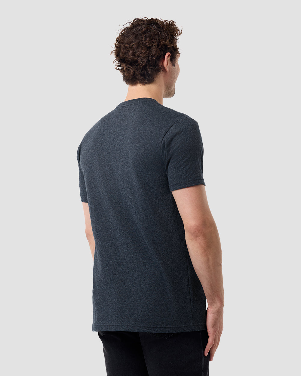 Rum Raider Tee-Navy-Regular-Back--Model---L