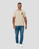 Secluded Cove Tee-Cream-Regular-Full--Model---L