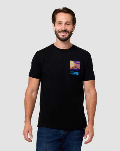 Silent Summit Tee-Black-Regular-Front--Model---L