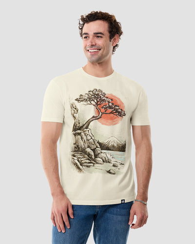 Solstice Shore Vintage Tee-Vintage Natural-Regular-Front--Model---L