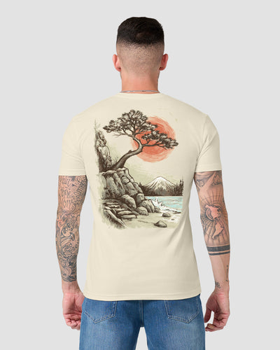 Solstice Shore Tee-Natural-Regular-Back--Model---L