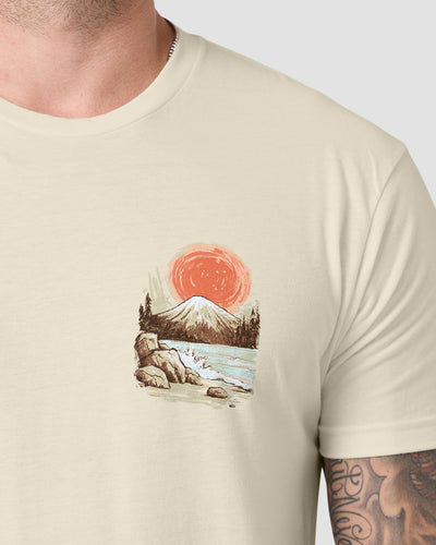 Solstice Shore Tee-Natural-Regular-Detail--Model---L
