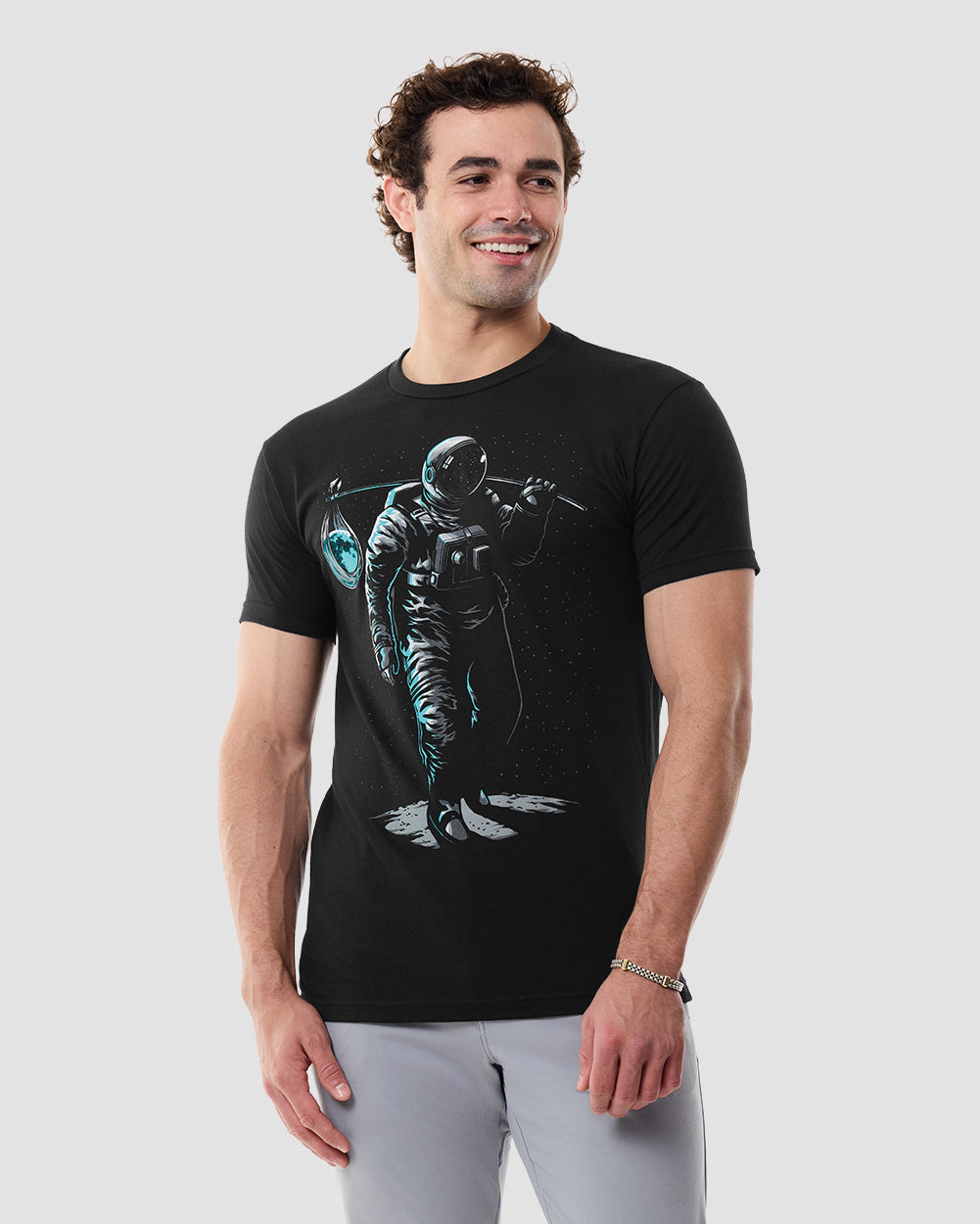 Space Nomad Tee-Black-Regular-Front--Model---L