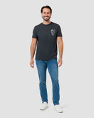 Split Nature Tee-Charcoal-Regular-Full--Model---L