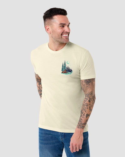 Wild Retreat Tee-Natural-Regular-Front--Model---L