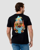 Wilderness Tee-Black-Regular-Back--Model---L