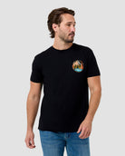 Wilderness Tee-Black-Regular-Front--Model---L