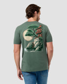 Zen Overlook Tee-Royal Pine-Regular-Back--Model---L