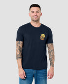 Radiant Swell Tee-Midnight Navy-Regular-Front--Model---L