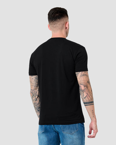 Solar Canyon Tee-Black-Regular-Back--Model---L