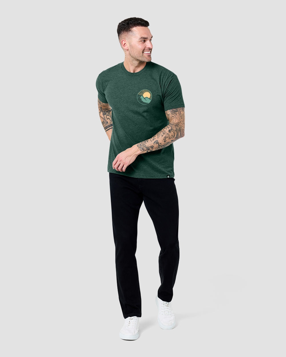 Suncrest Tee-Forest Green-Regular