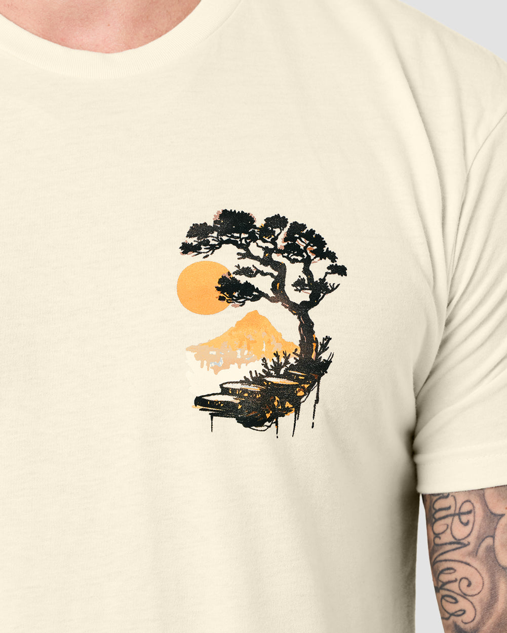 Zen Ridge Tee-Natural-Regular