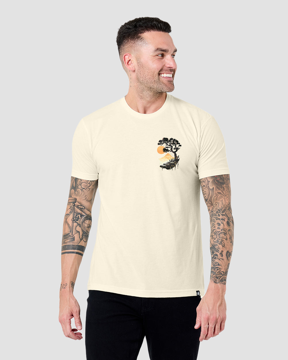 Zen Ridge Tee-Natural-Regular
