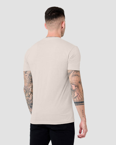 Sakura Sanctuary Tee-Ivory-Front-Regular--Model---L