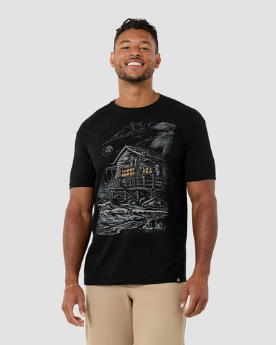 Harbor Nights Vintage Tee-Vintage Black-Regular-Front--Model---L