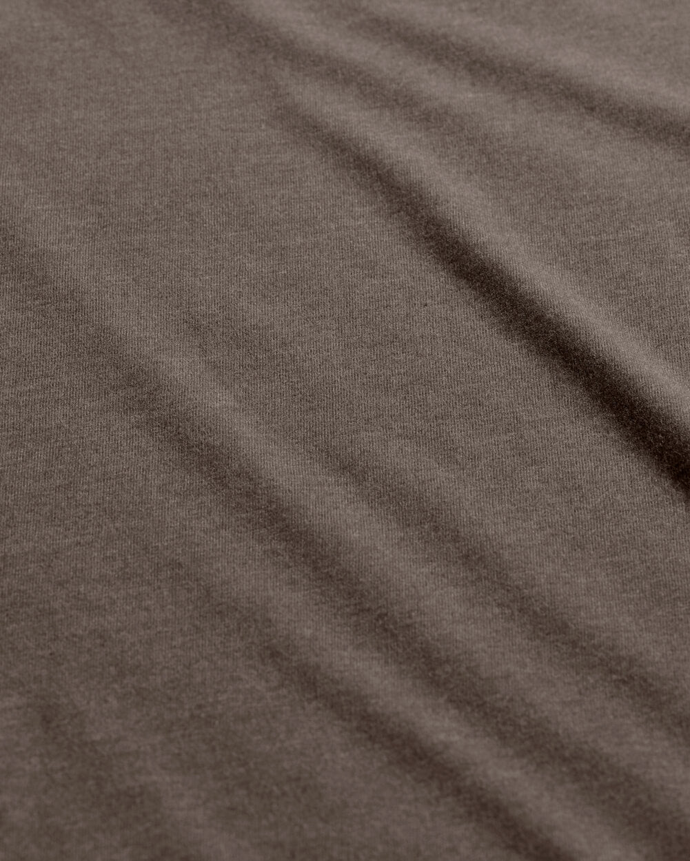 Long Sleeve Henley Tee - Non-Branded-Brown-Regular-Detail--Model---L