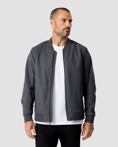 Heritage Bomber Jacket-Charcoal-Regular-Front--Zac---L
