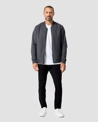Heritage Bomber Jacket-Charcoal-Regular-Full--Zac---L