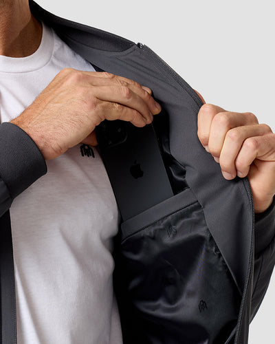 Heritage Bomber Jacket-Charcoal-Regular-Detail4--Zac---L