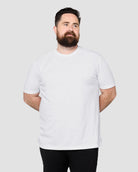 Basic Tee - Non-Branded-White-Front--Ross---2XL-Regular