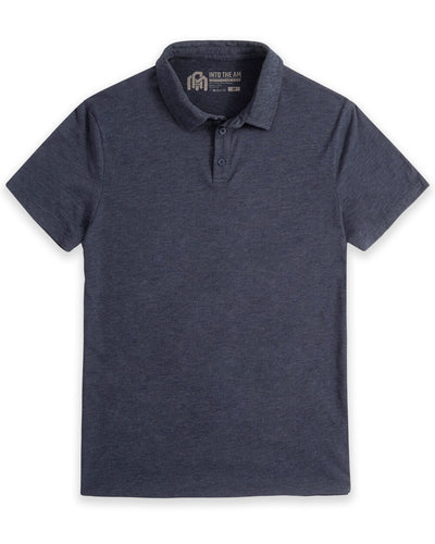 Polo - Tall - Non-Branded-Navy-Regular-Mock--Model---L