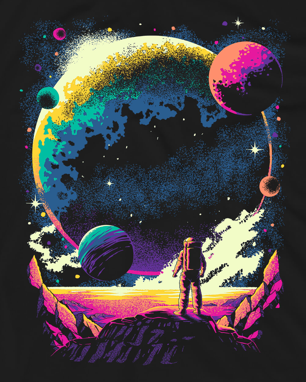 Infinity Explorer Tee-Black-Regular-Swatch--Model---L