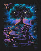 Infinity Steps Tee-Black-Regular-Swatch--Model---L
